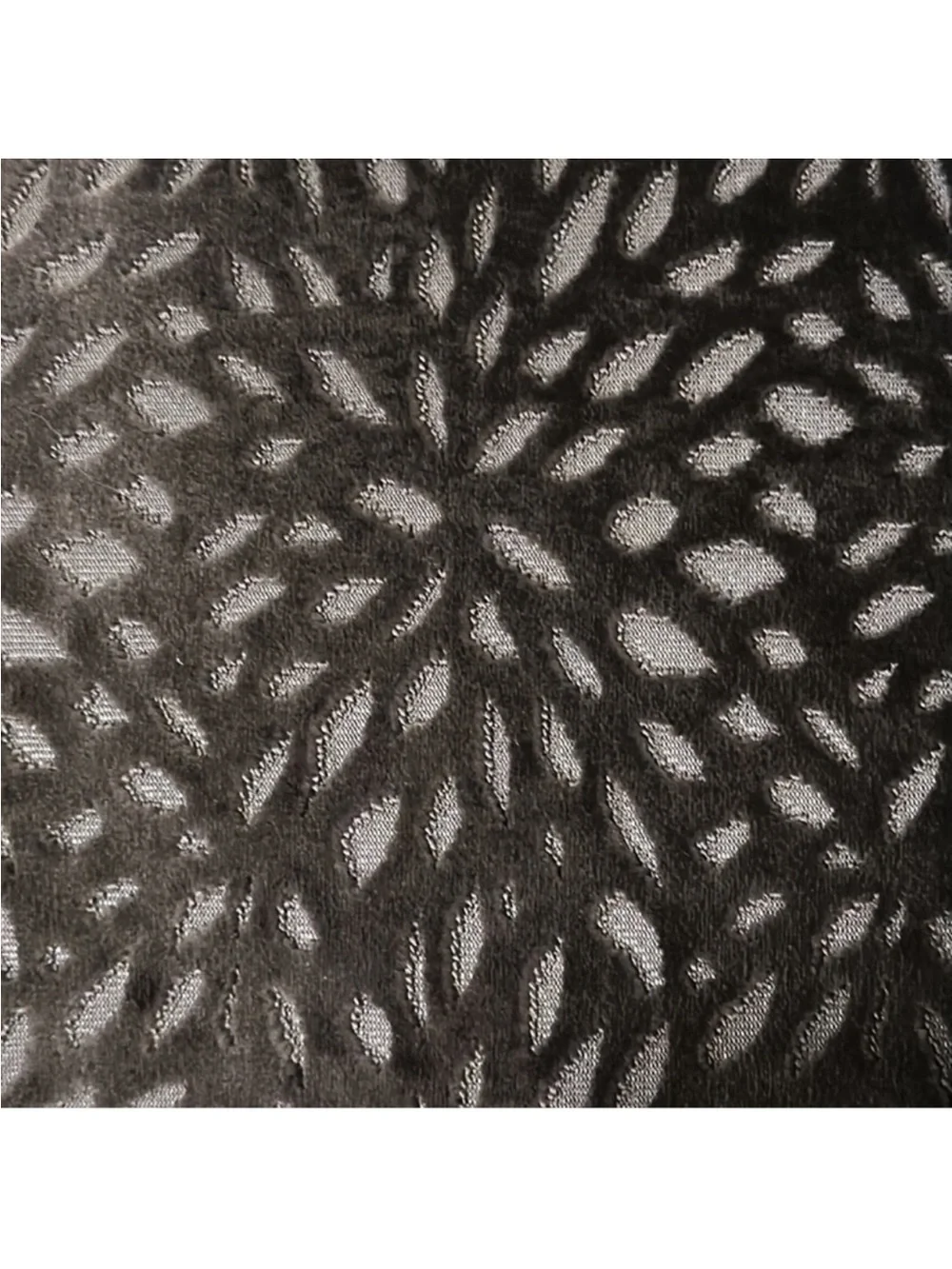 Broyhill Petals Dark Gray Lumbsr Throw Pillow~20in x 14in. x 3in.